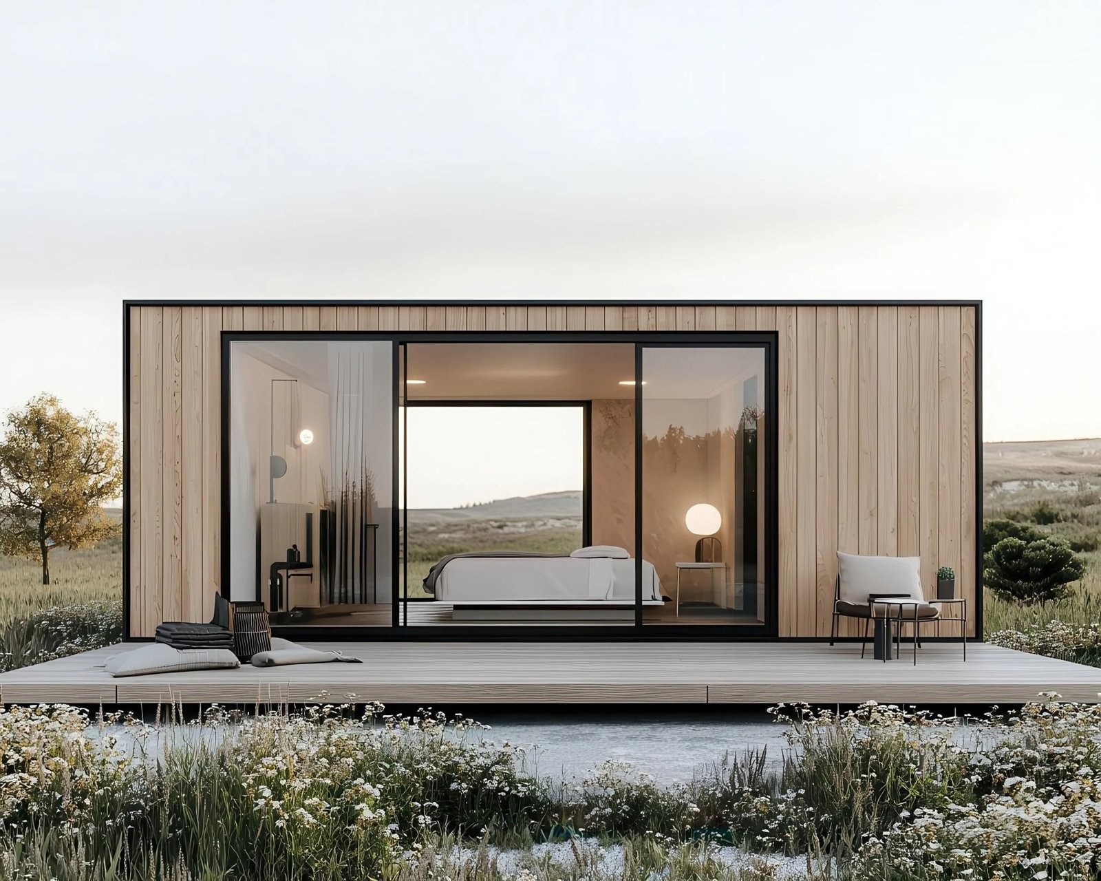 5 (2) Modern 1-Bedroom Modular Home - Image 1
